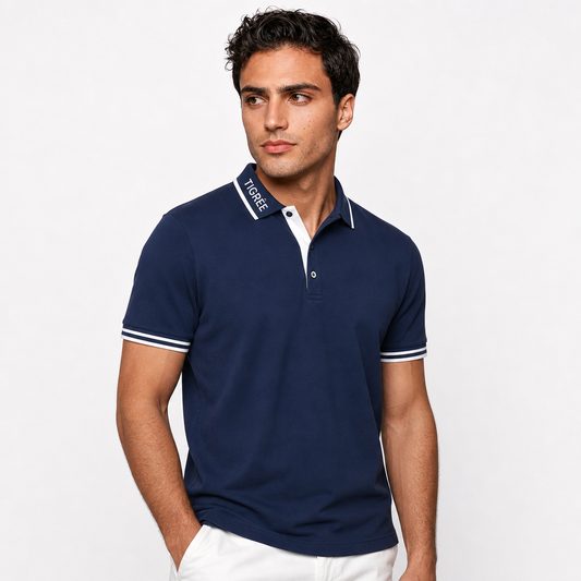 TIGRÉE Signature Navy Polo