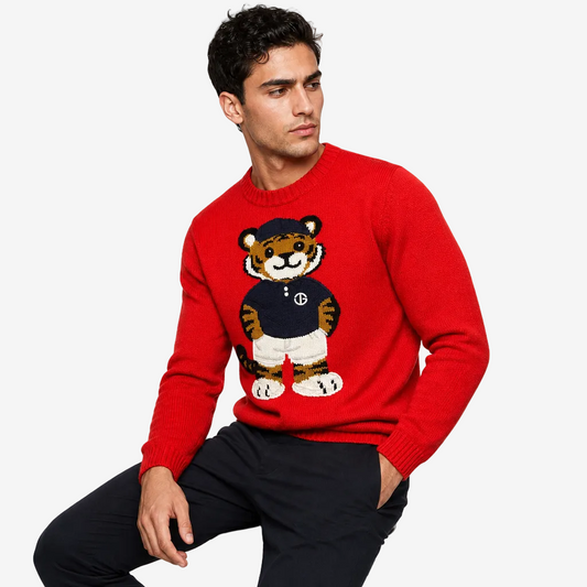 TIGRÉE 26 Men's Sweater - Red