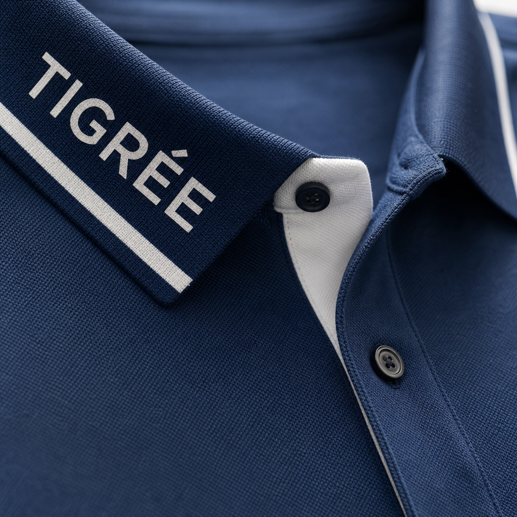 TIGRÉE Signature White Polo