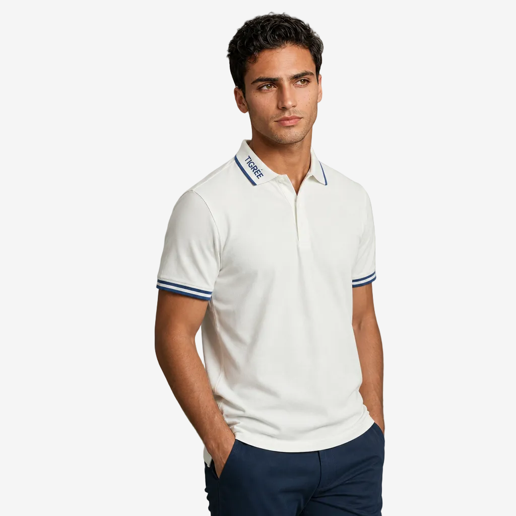 TIGRÉE Signature White Polo