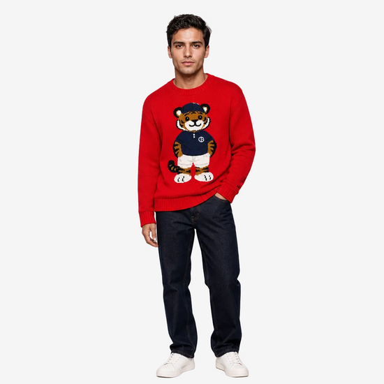 TIGRÉE 26 Men's Sweater - Red