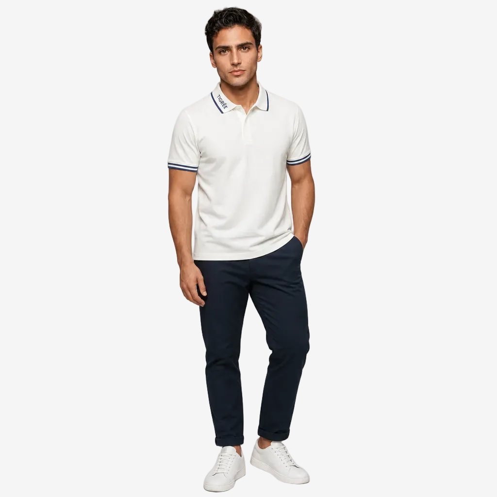 TIGRÉE Signature White Polo