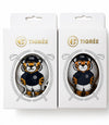 Two white Tigrée branded retail boxes, each featuring a die-cut window with a cartoon tiger mascot wearing a navy and white sports jersey. The boxes are shown side by side on a plain white background.
